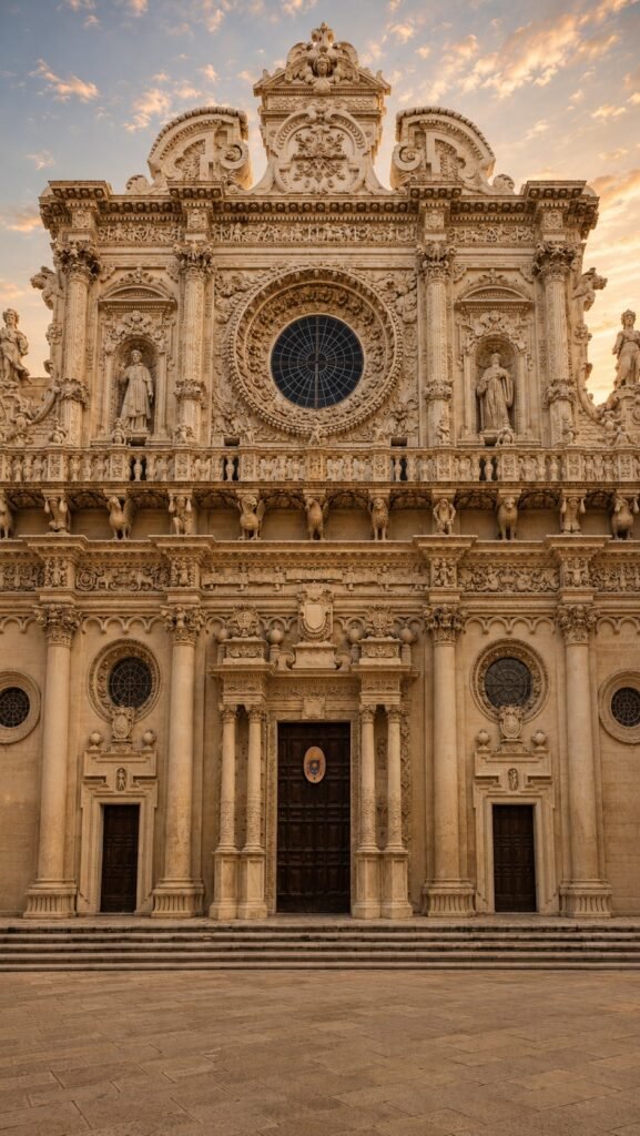Historic cathedral in Salento old town